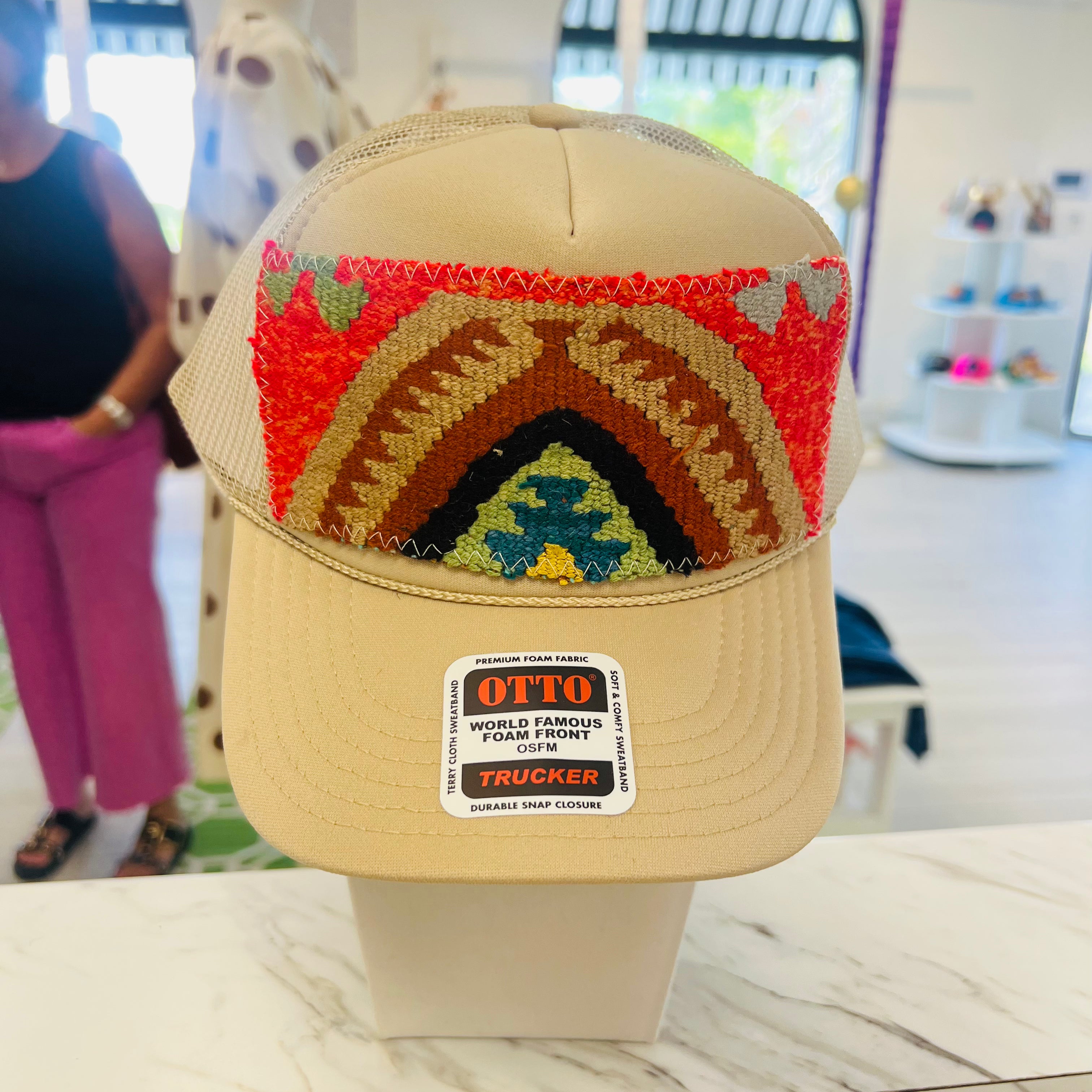 ORIJINAL Trucker Hat in Tan- Orange/Tan/Brown