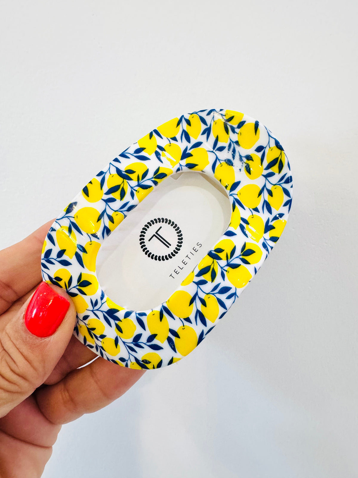 Medium Flat Clip in Limoncello | TELETIE