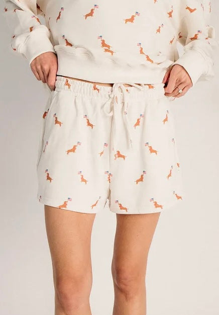 Patriotic Puppy Shorts
