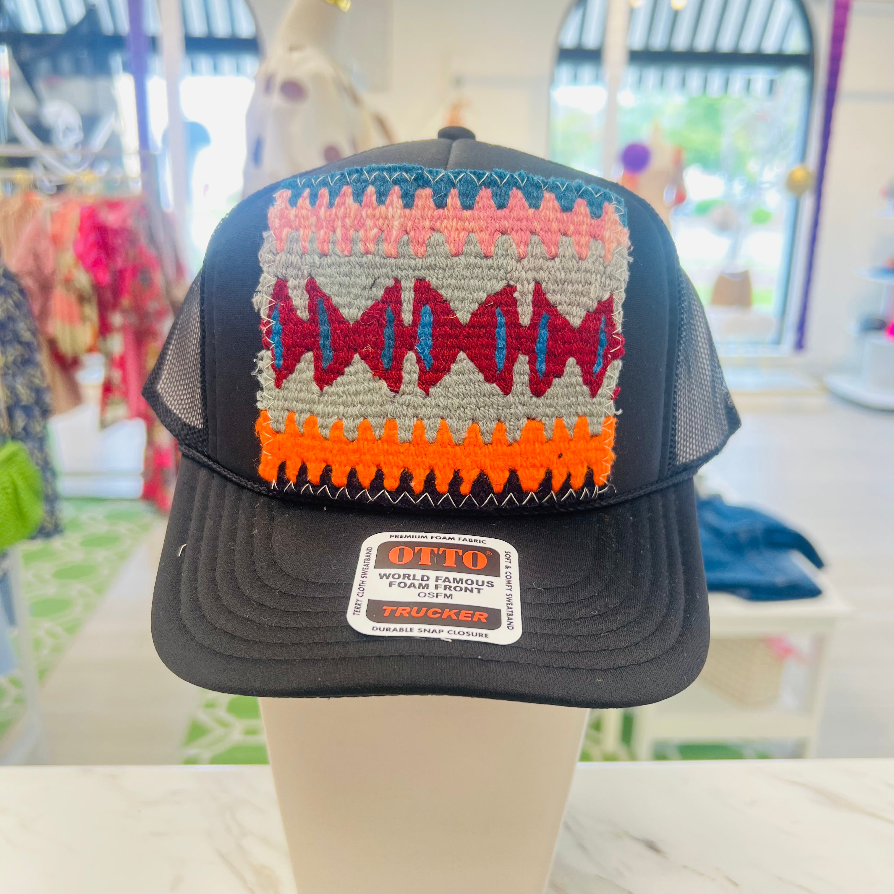 ORIJINAL Trucker Hat in Black - Grey/Red/Orange/Pink