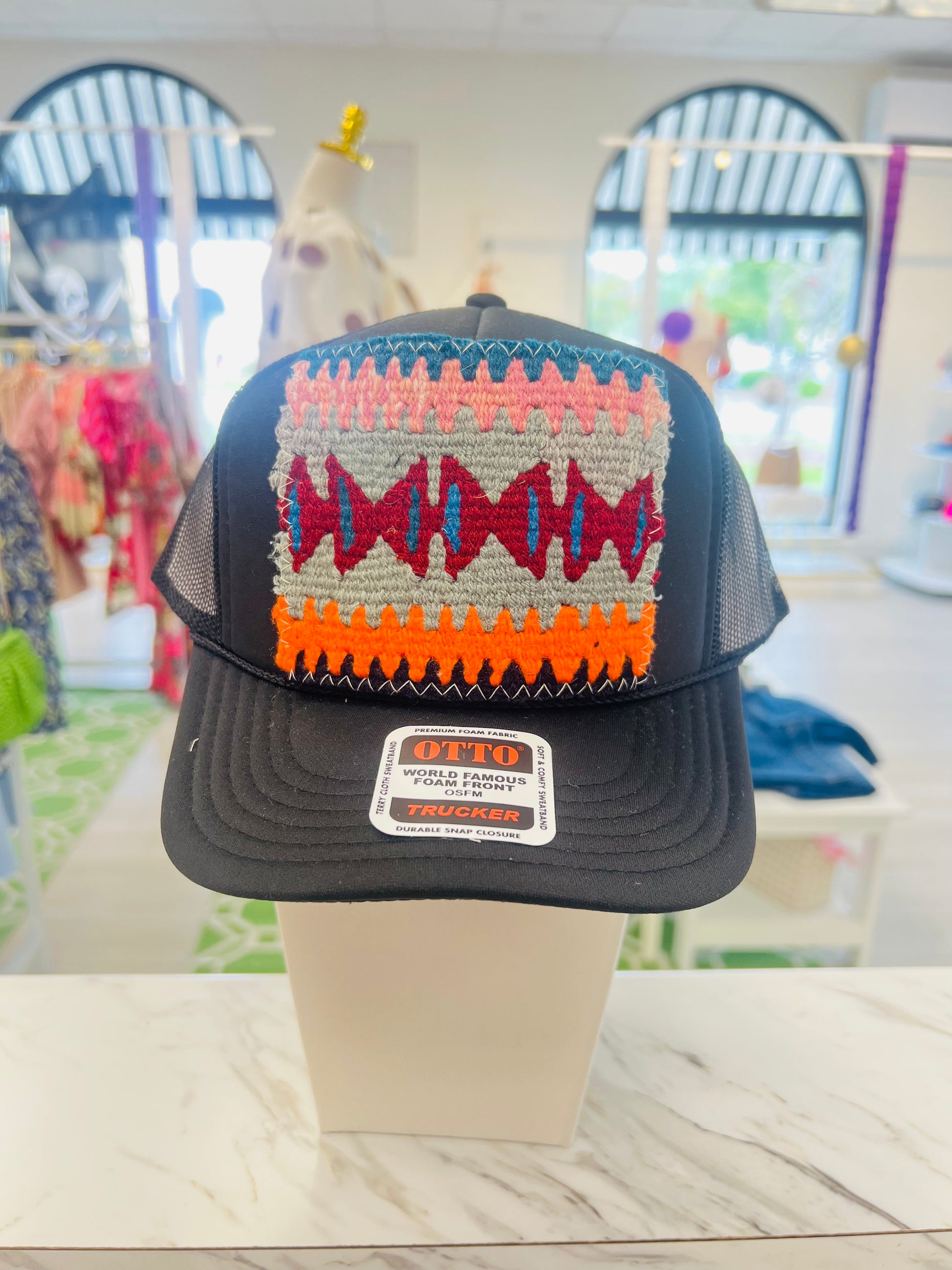 ORIJINAL Trucker Hat in Black - Grey/Red/Orange/Pink