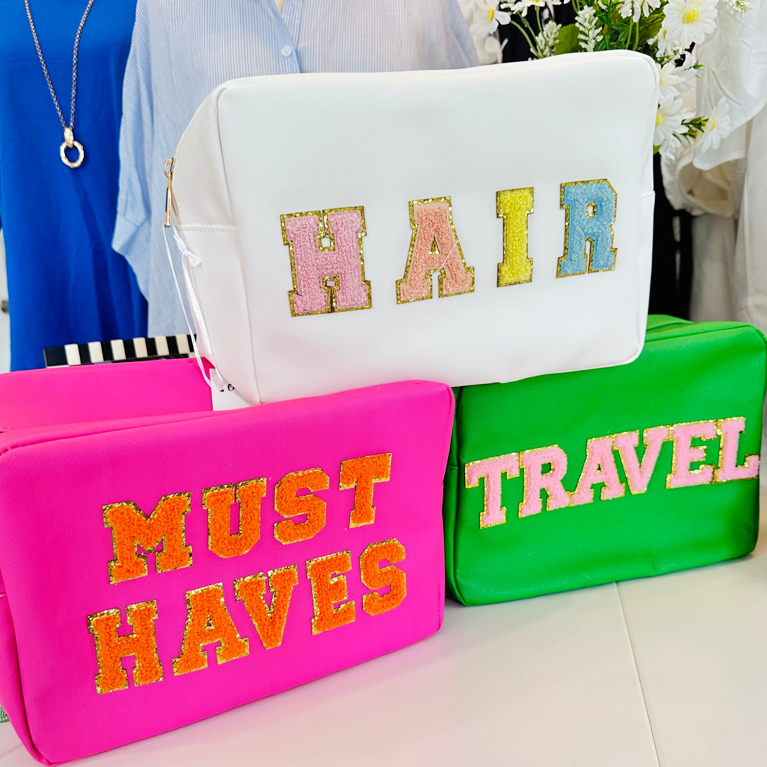 Large Cosmetic Pouch - 3 options