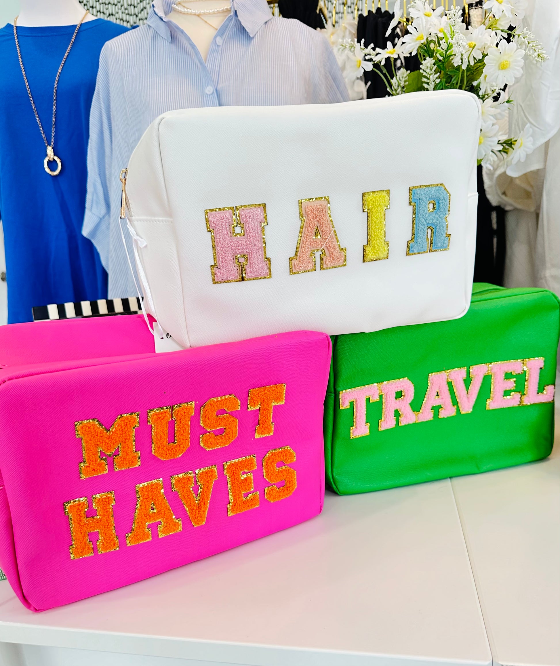Large Cosmetic Pouch - 3 options