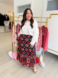 Ada Skirt in Cupids Card | MAUDE