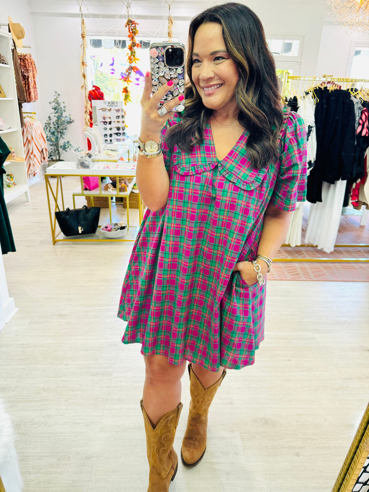 Plaid Polly Dress