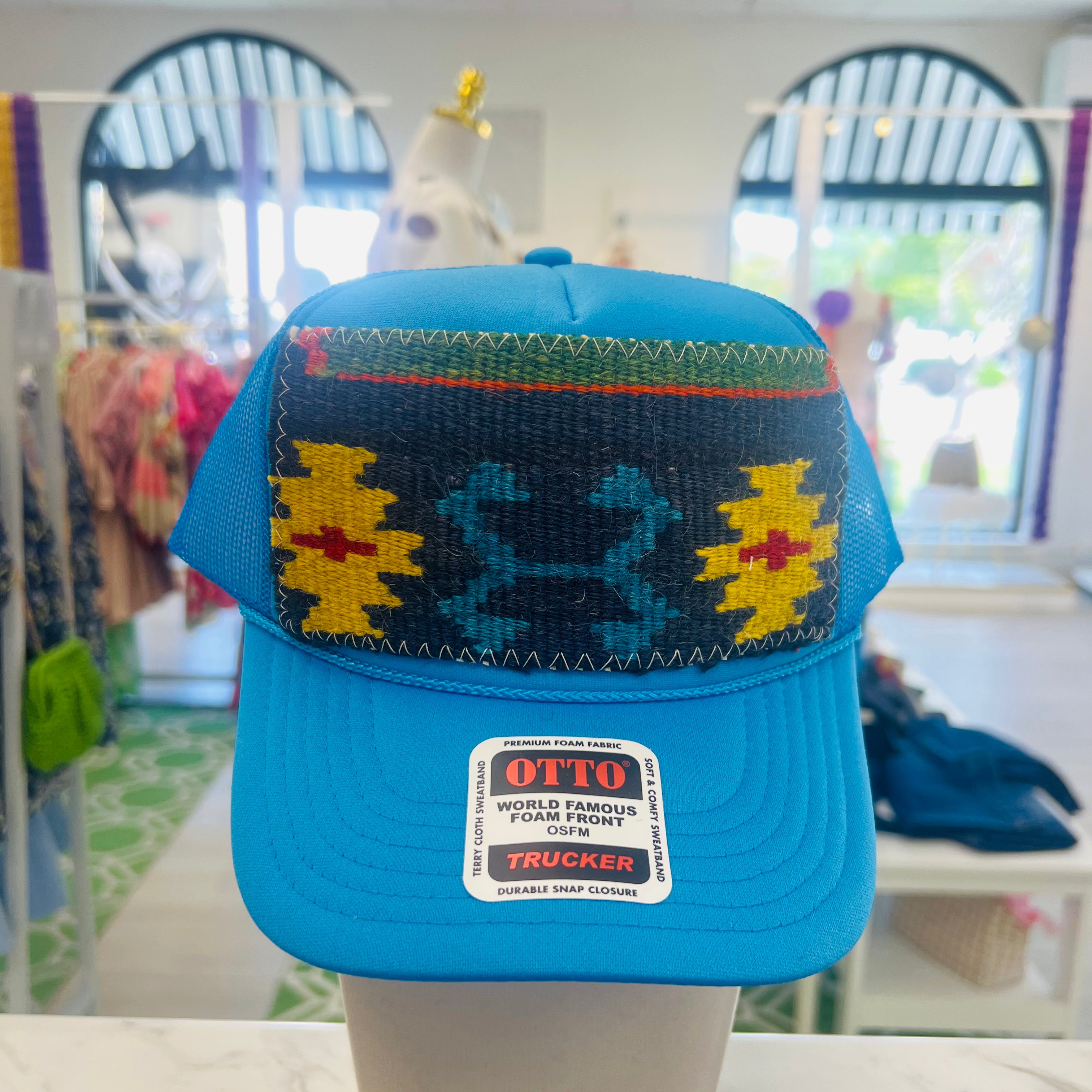 ORIJINAL Trucker Hat in Blue - Navy/Yellow/Blue Patch