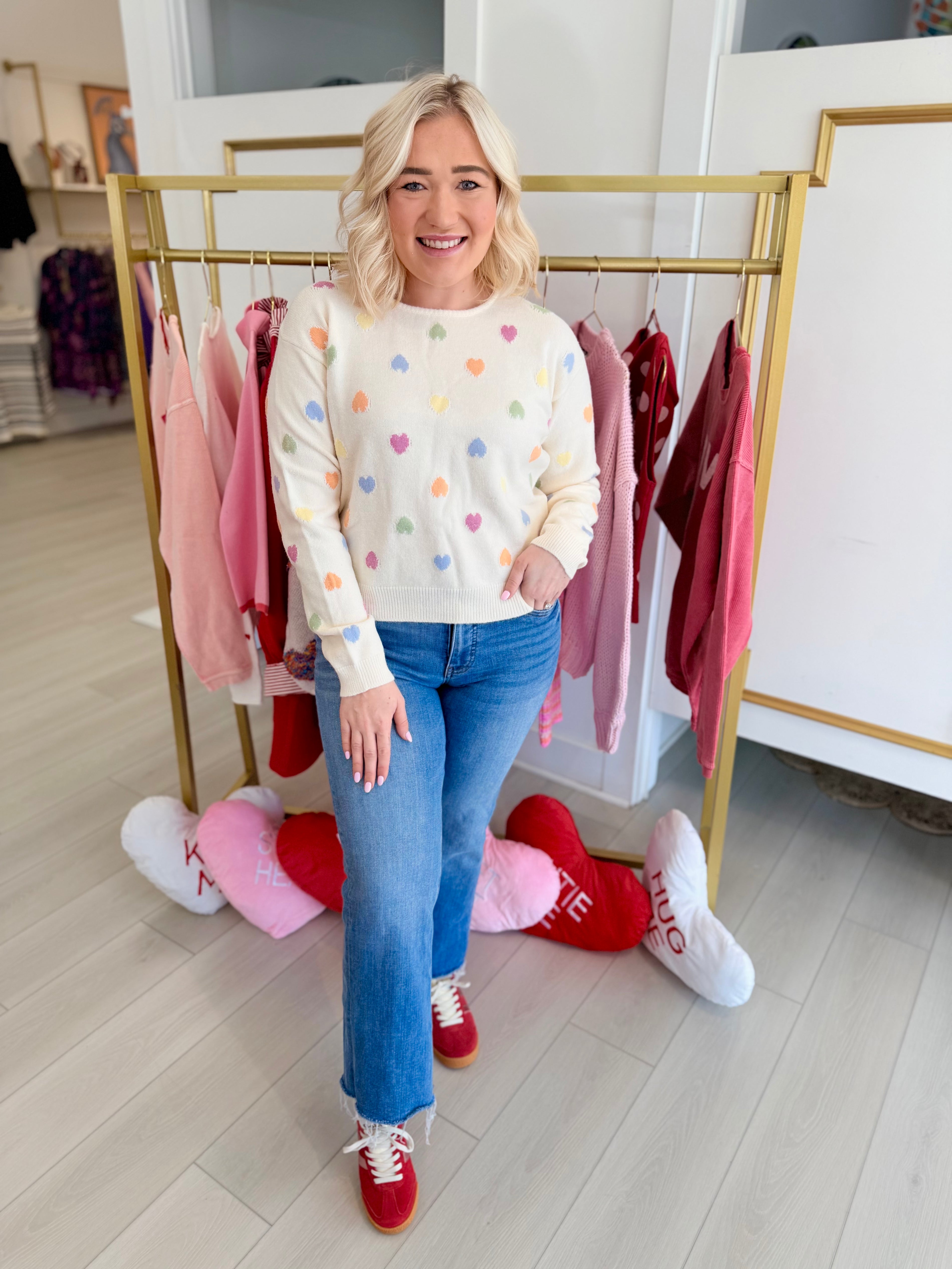 Candy Hearts Sweater