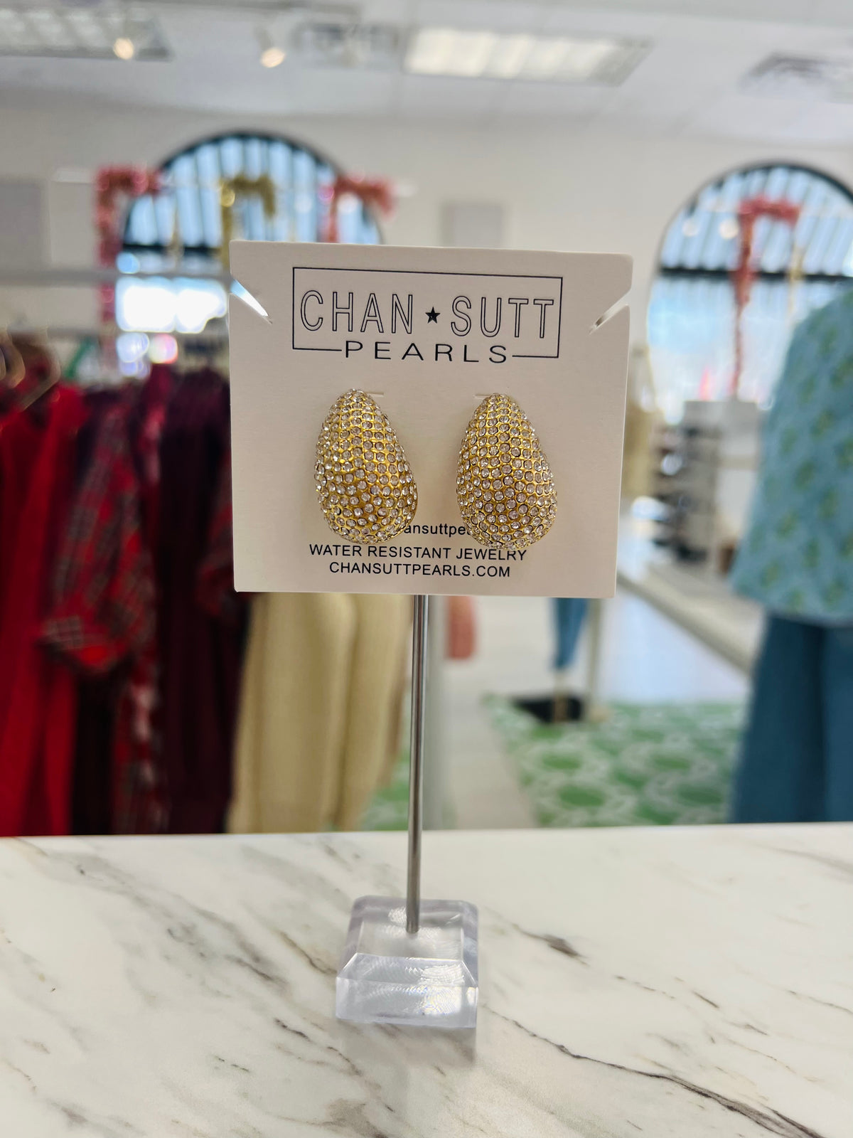 Luxe Lauren Earrings - CHANSUTTPEARLS