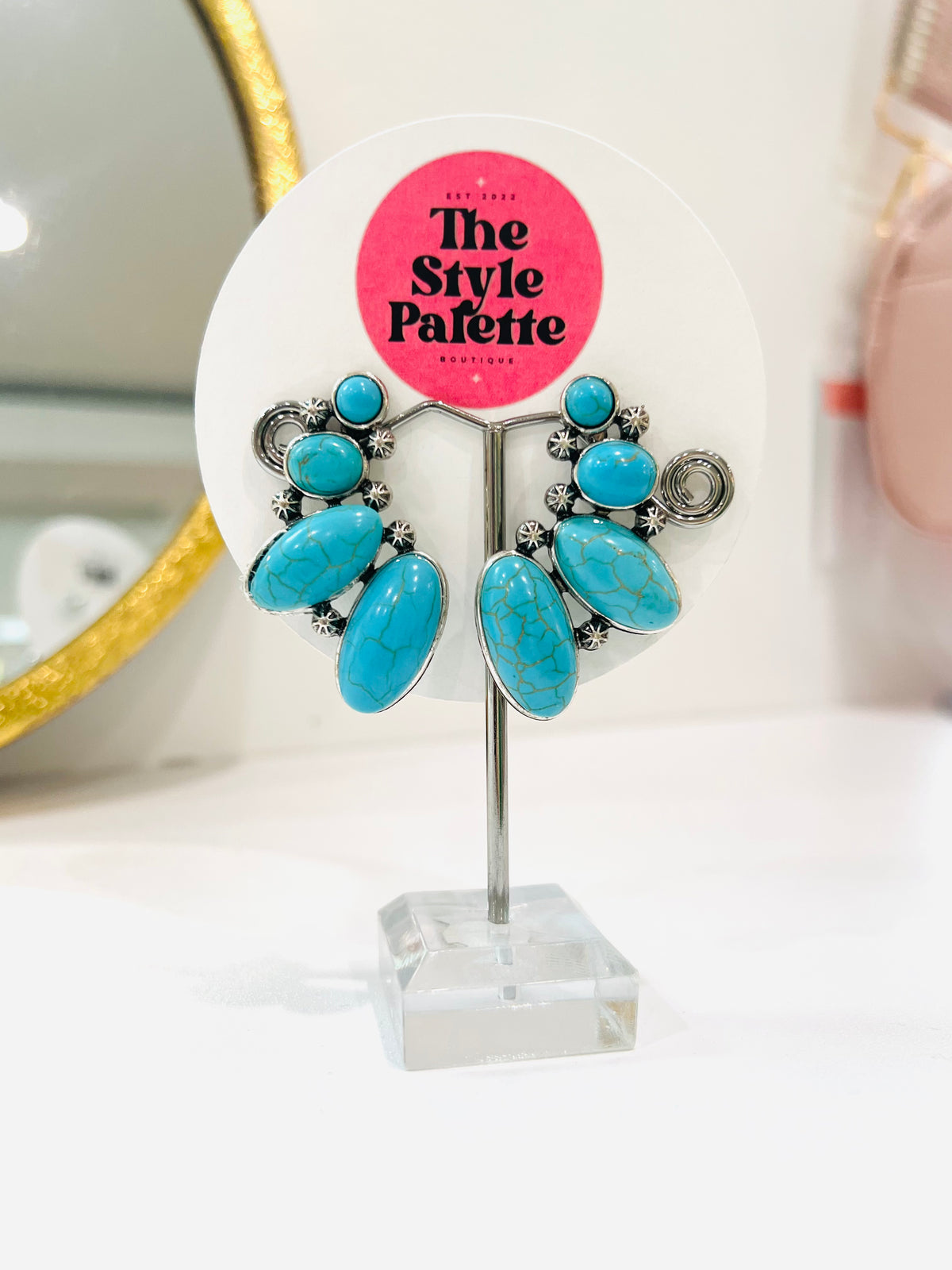 Turquoise Wing Earrings