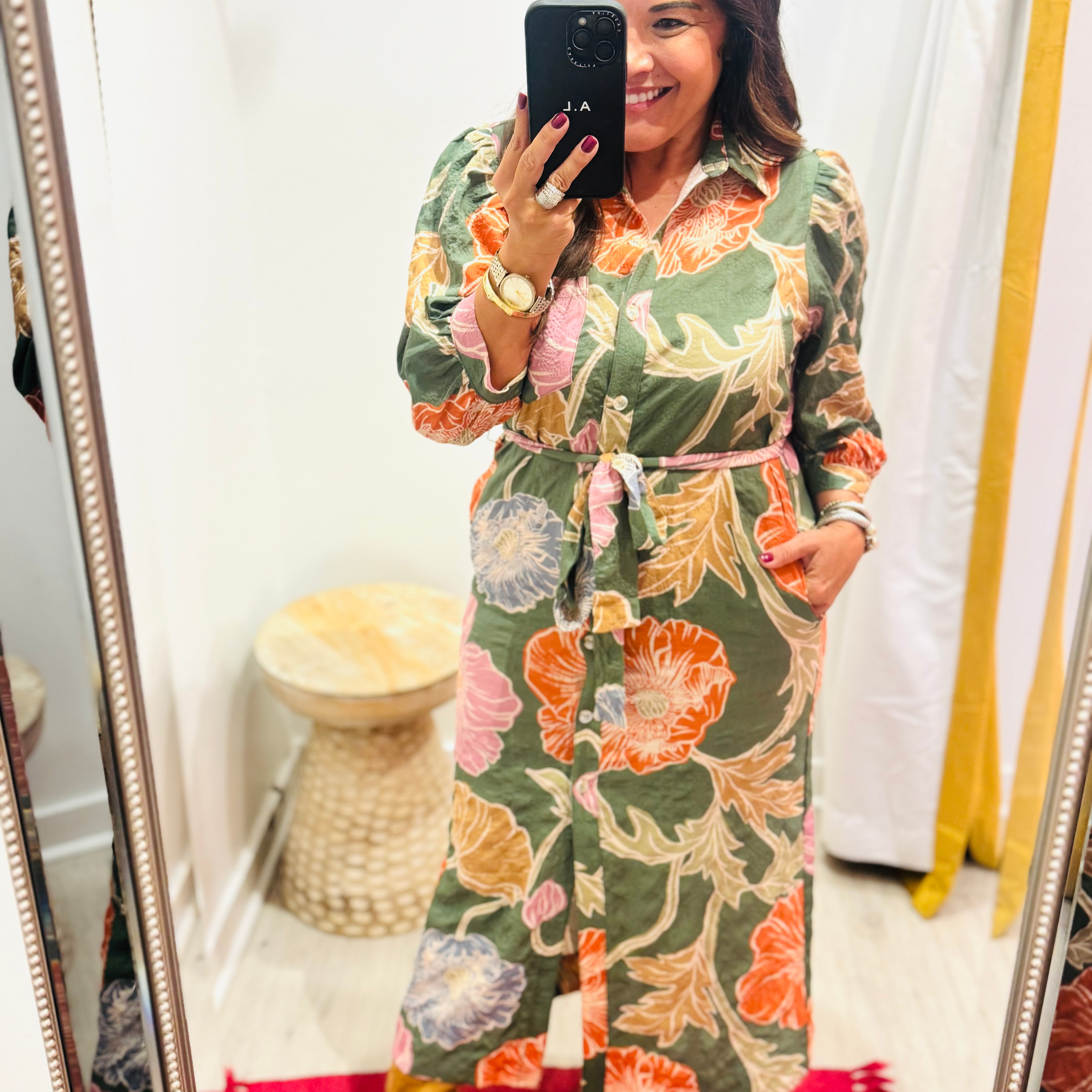 Turning Florals Dress