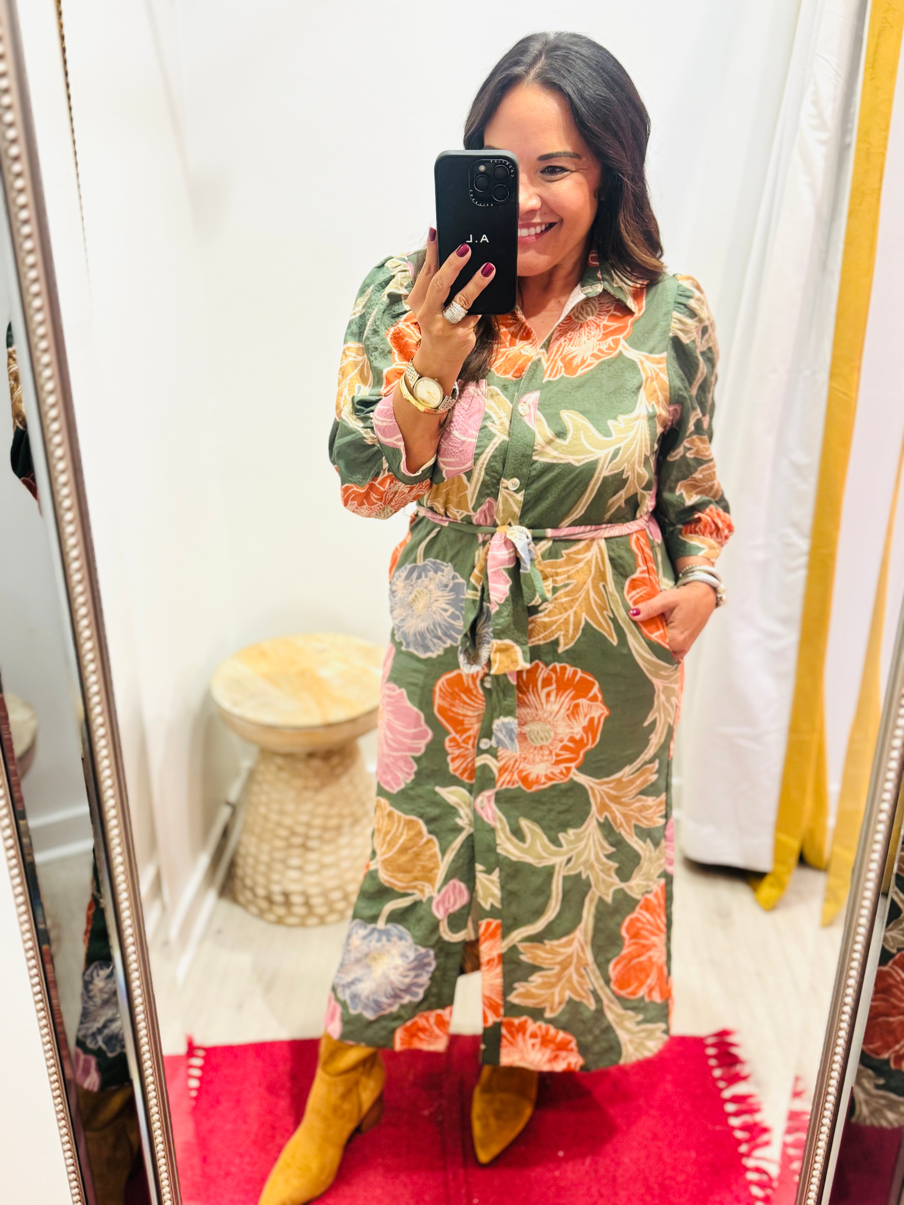 Turning Florals Dress