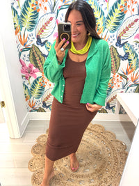Anything Goes Button Up Sweater