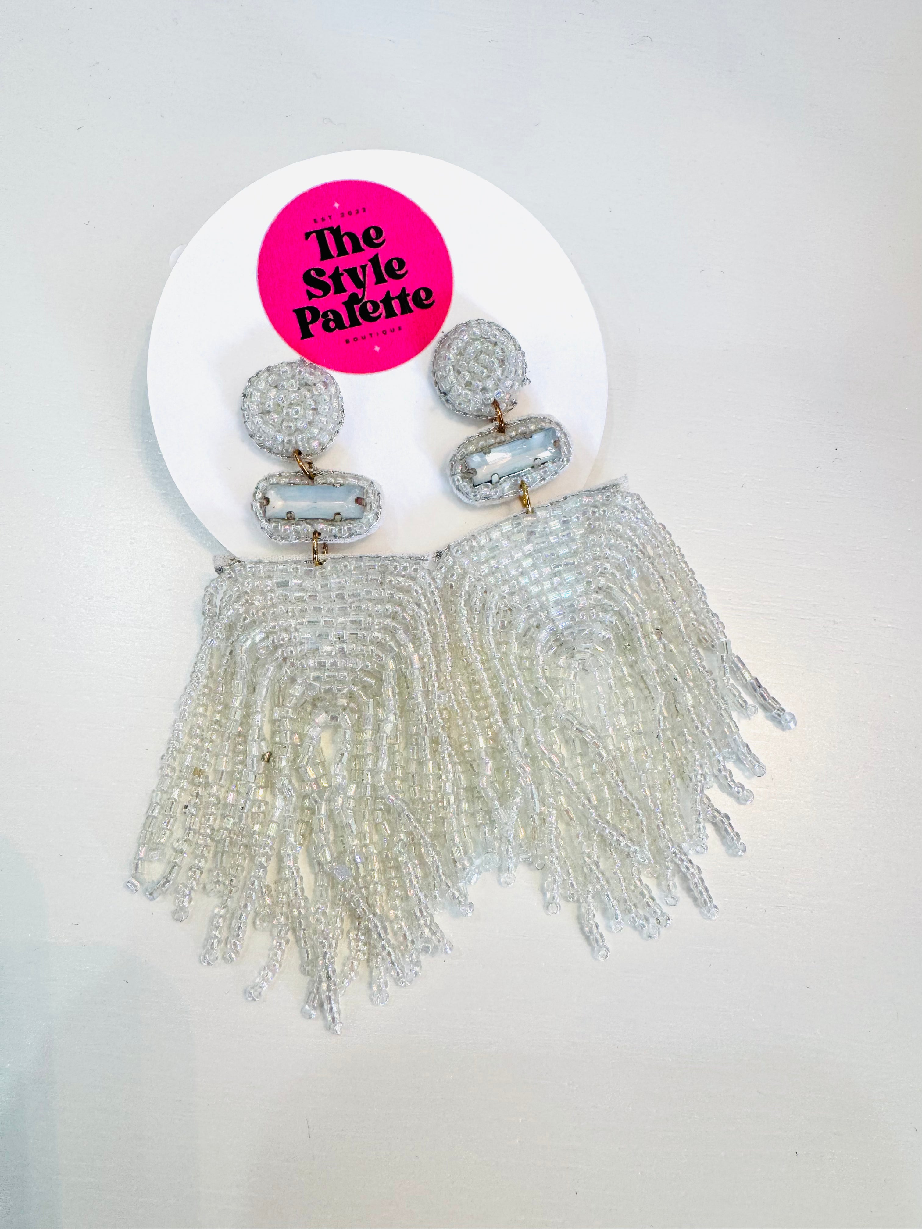 Glisten Beaded Earrings (2 Colors)