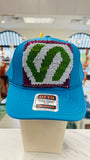 ORIJINAL Trucker Hat in Teal - Purple/Green/Light Blue Patch