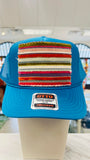 ORIJINAL Trucker Hat in Teal - Rainbow Patch