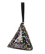 Rainbow triangle purse