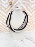 Slub Necklace - Black Multi