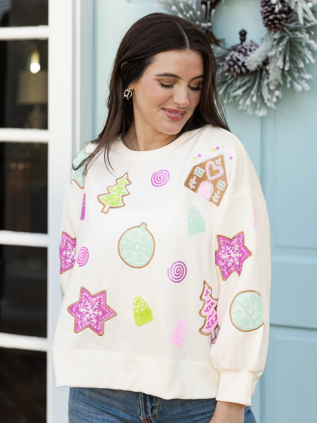 Millie Gingerbread Sweatshirt | MARY SQUARE