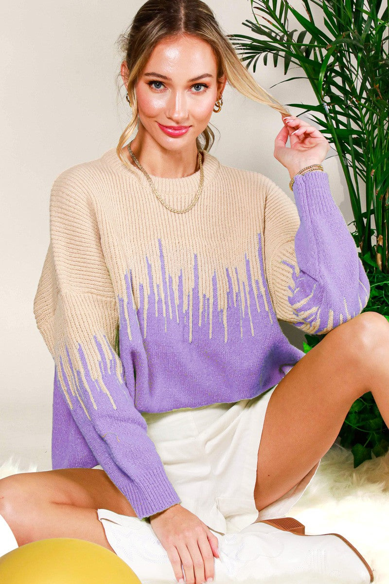 Lavender Dew Sweater