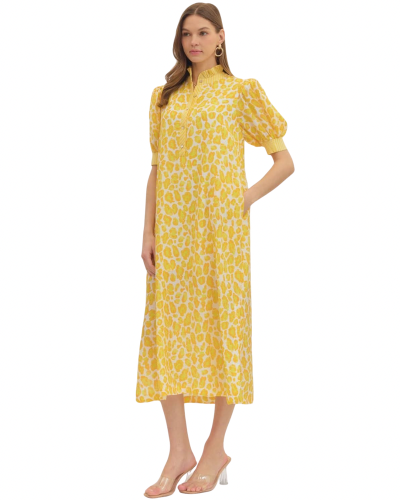 Lemon Wild Dress