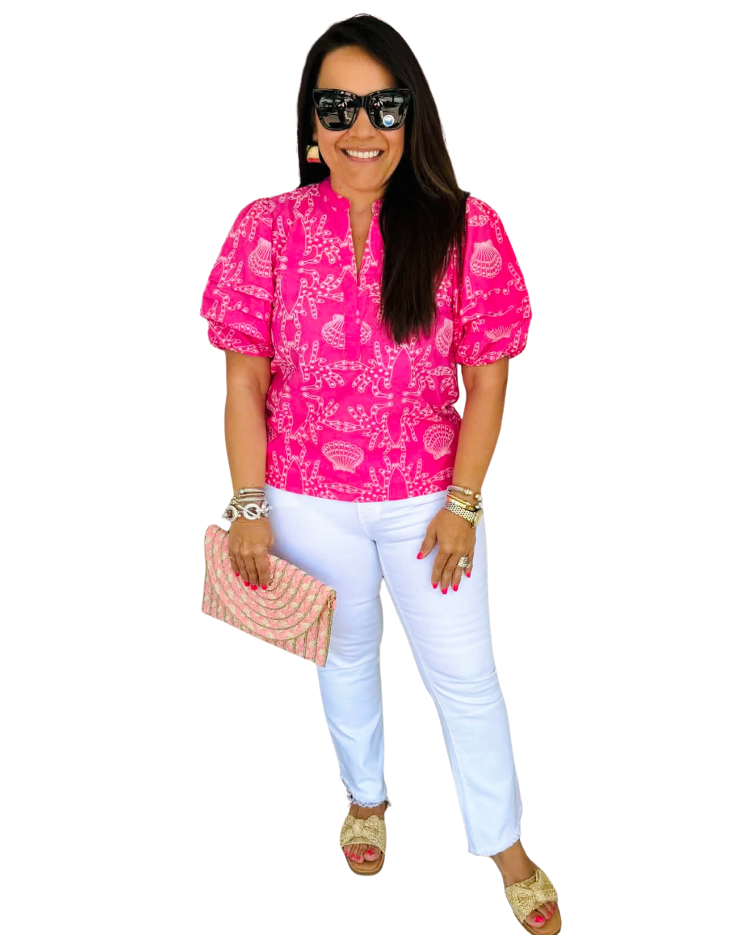 Mia Top in Rose | MAUDE