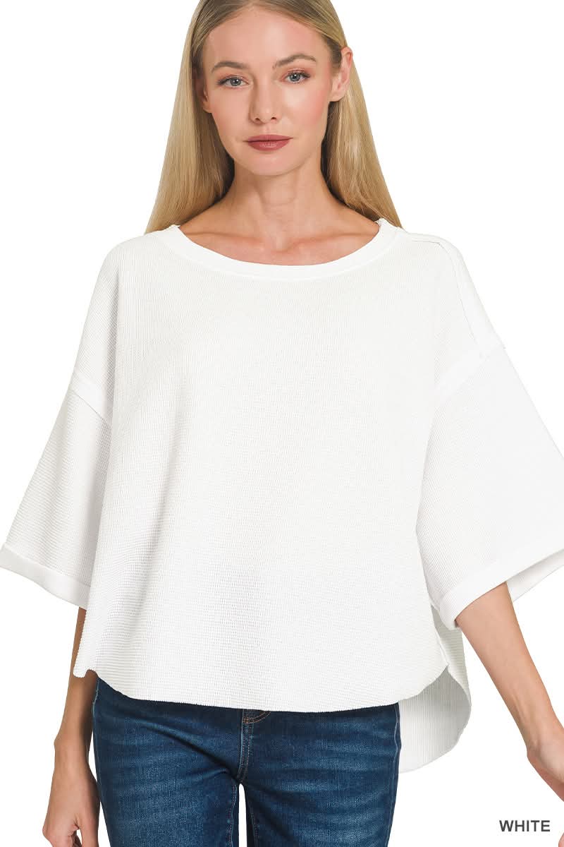 Karly Top in White | BOMB BASIC