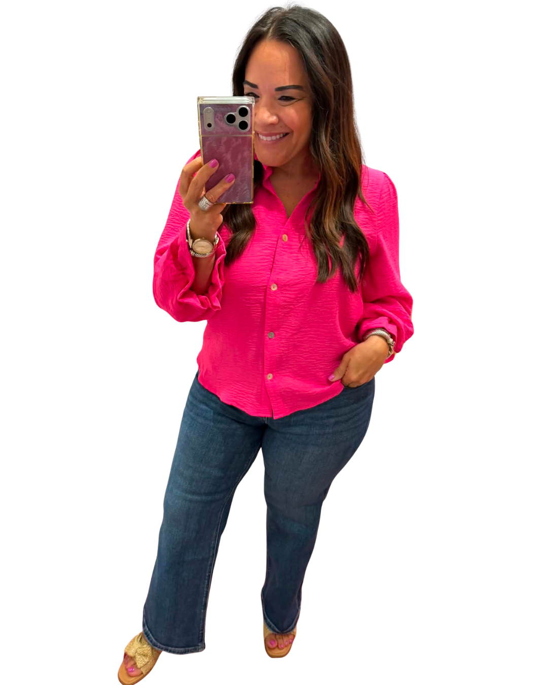 Fiona Top in Pink