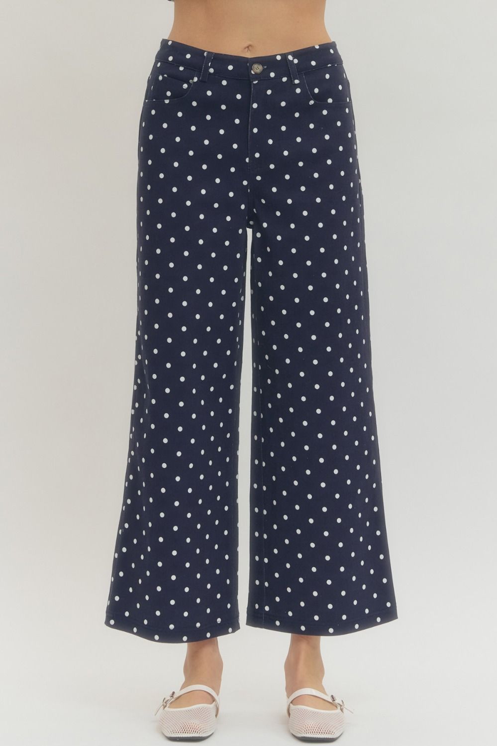 Lottie Dottie Pants in Navy