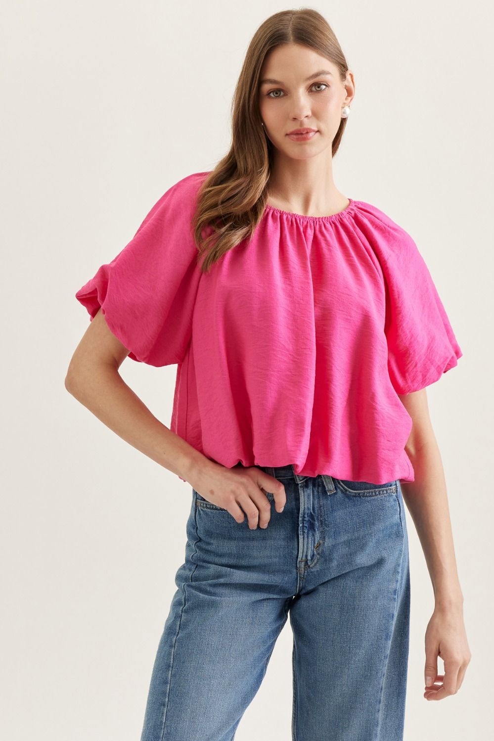 Where We Begin Top in Pink