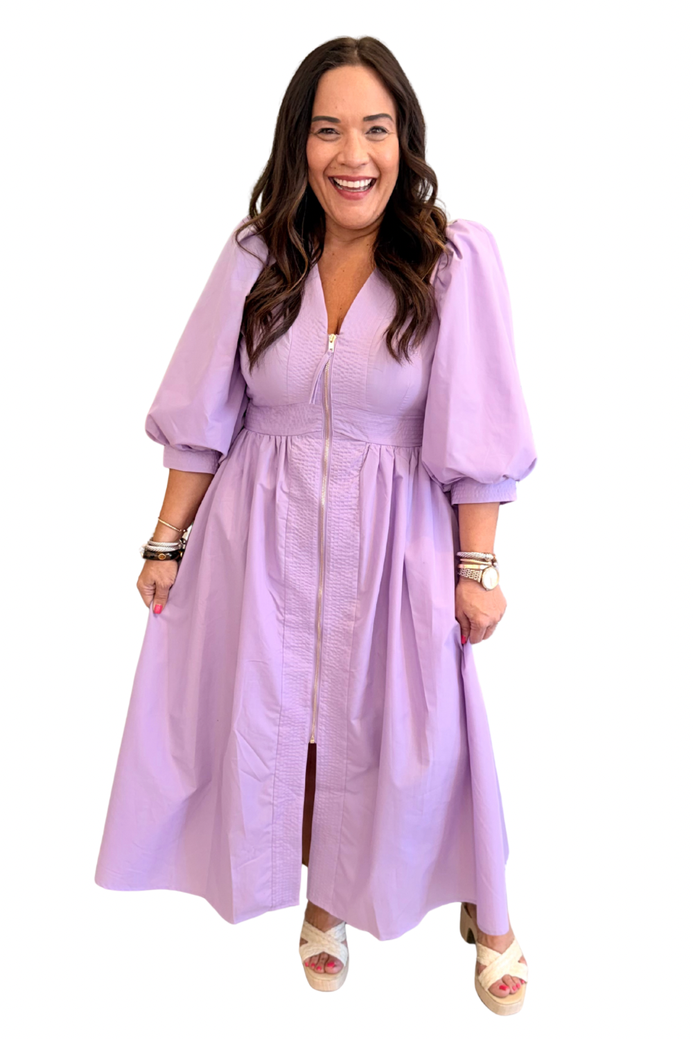 Stacey Dress Puff Sleeve (4 Colors)