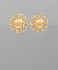 Sunshine Clip Earrings