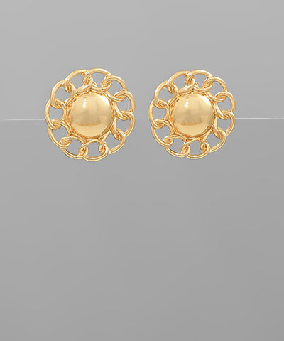 Sunshine Clip Earrings
