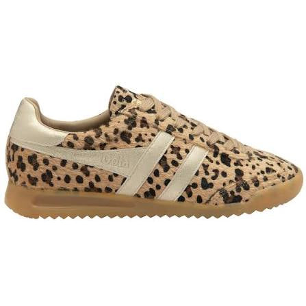 Torpedo Safari Sneaker in Leopard/Gold | GOLA CLASSICS