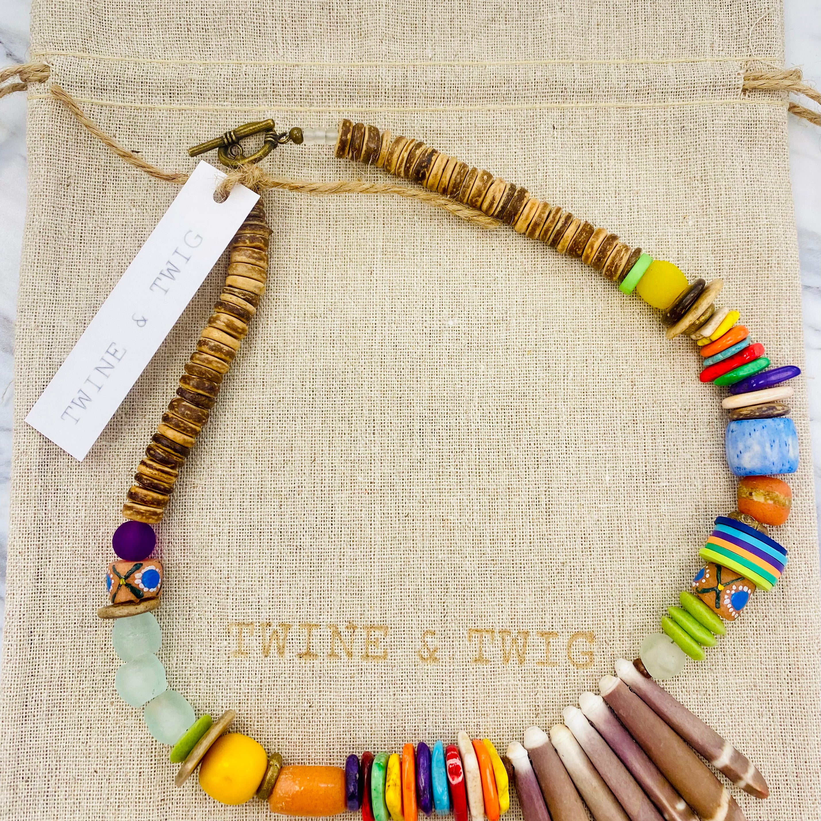 Tribal Spines Necklace | Twine & Twig