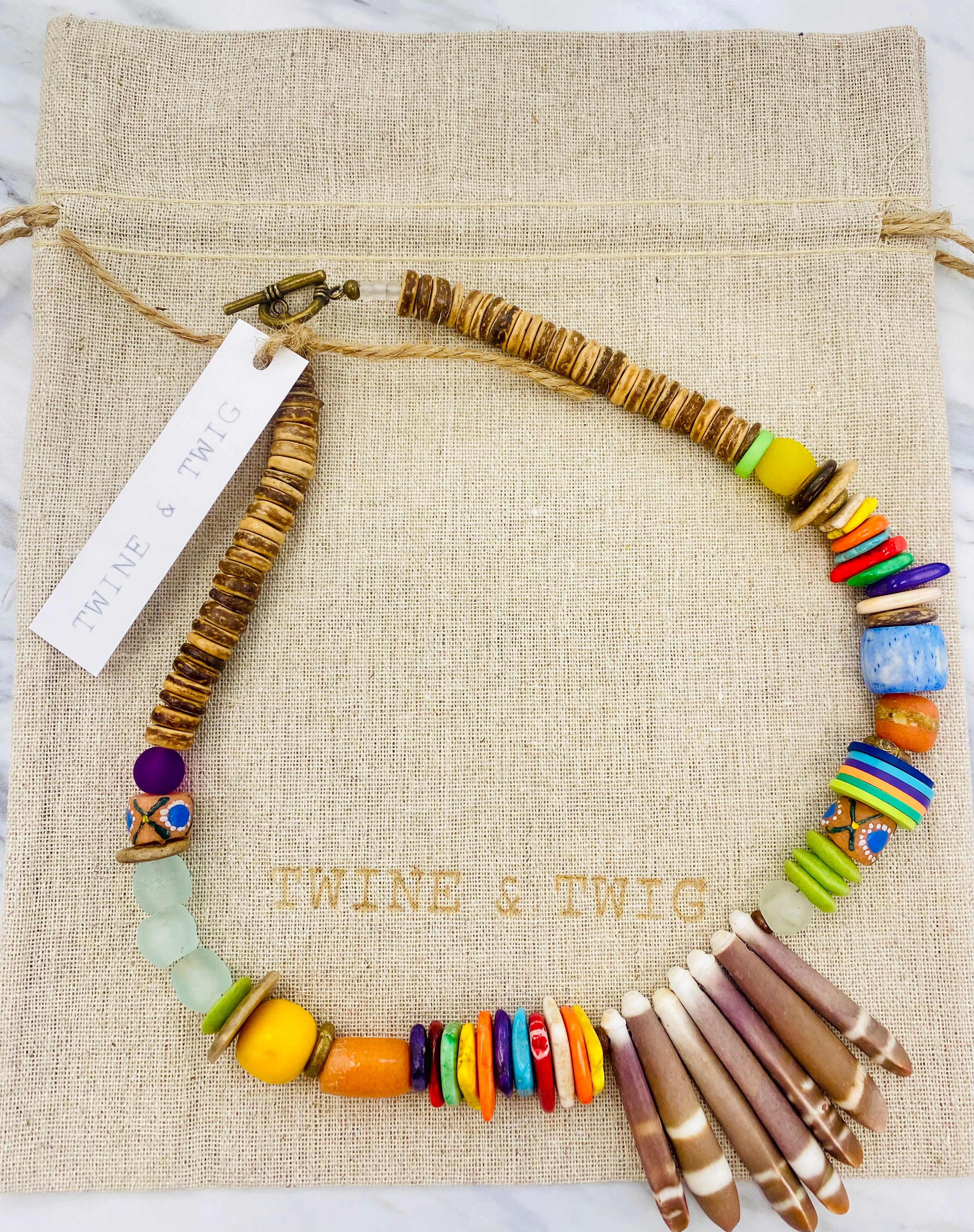 Tribal Spines Necklace | Twine & Twig
