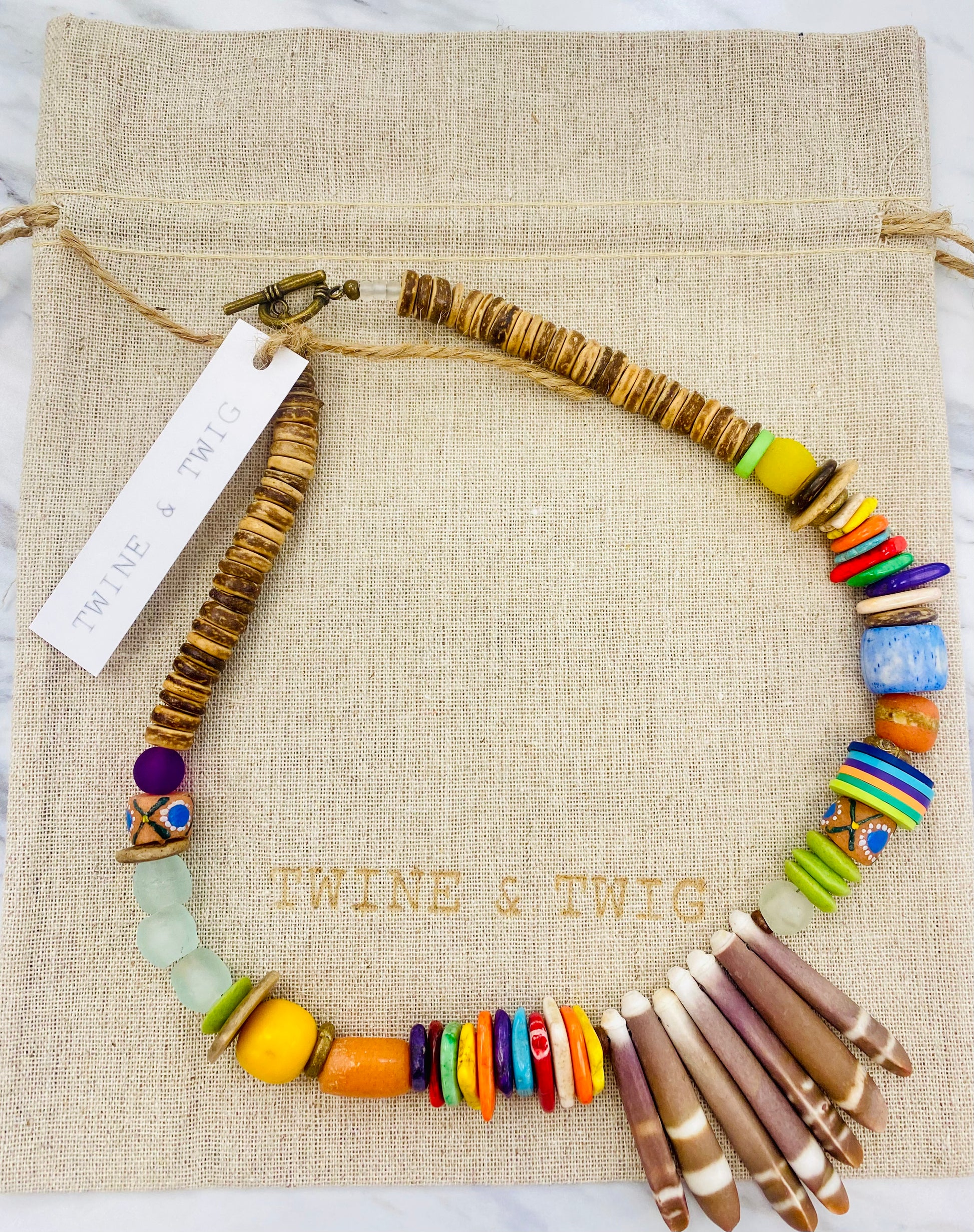 Tribal Spines Necklace | Twine & Twig