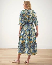 The Devon Dress in High Horse | PRINTFRESH