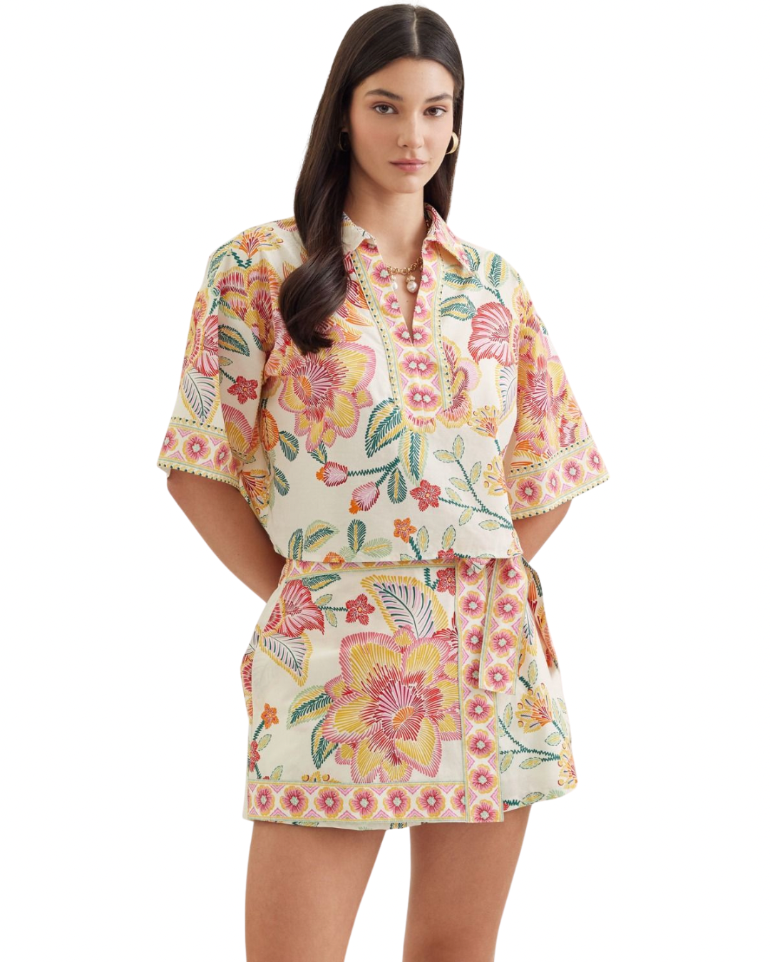 Hibiscus Blooms Top
