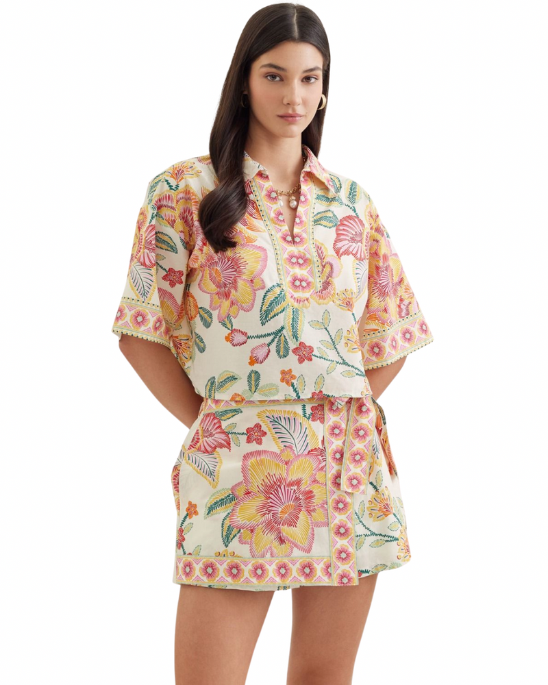 Hibiscus Blooms Top