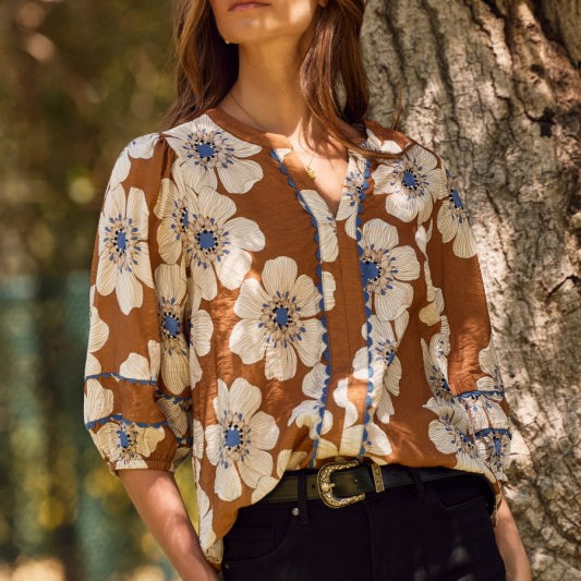 Village Of Flowers Top