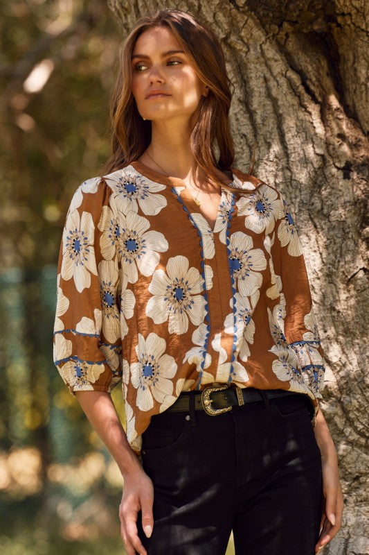 Village Of Flowers Top