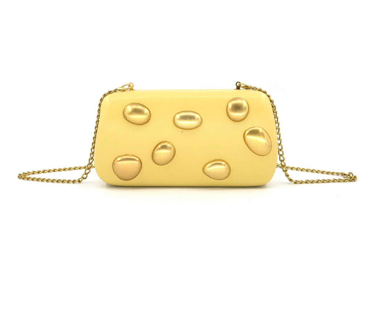 Luna Clutch in Yellow | BC BAGS