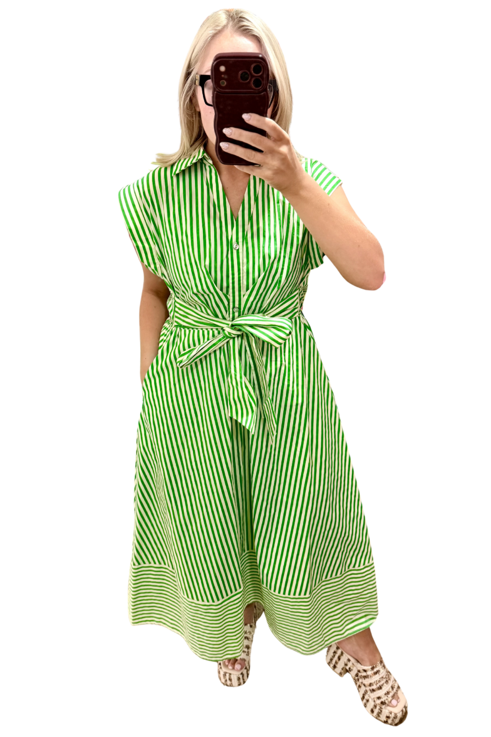 I See Spring Dress in Green