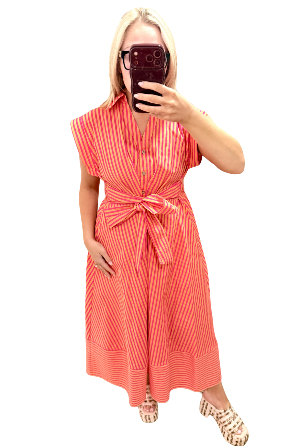 I See Spring Dress in Pink