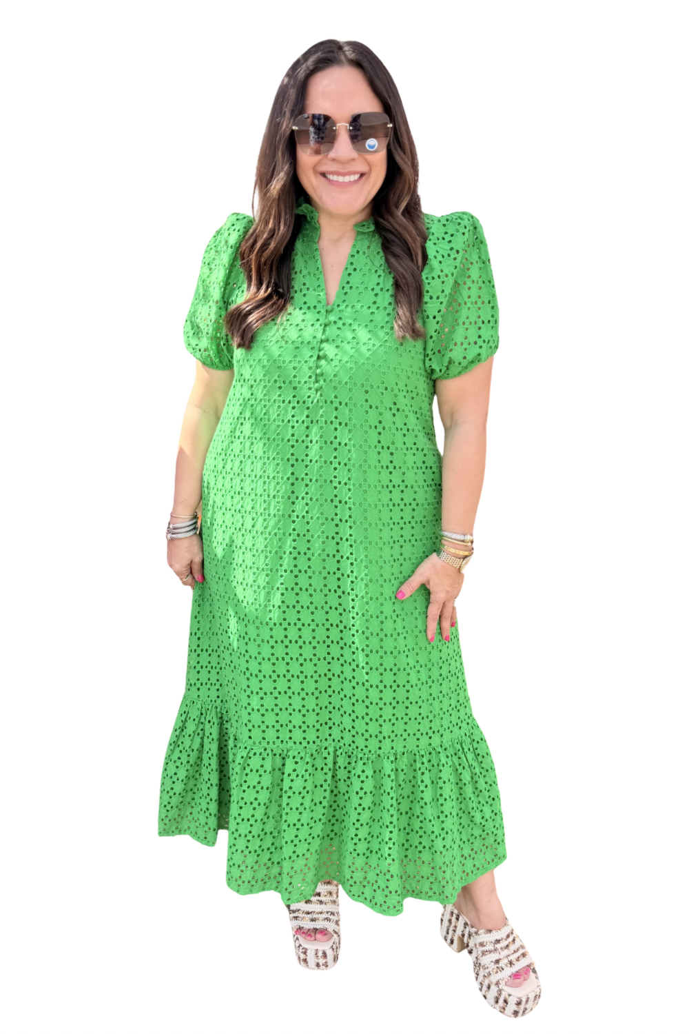 Simple Joys Dress in Green
