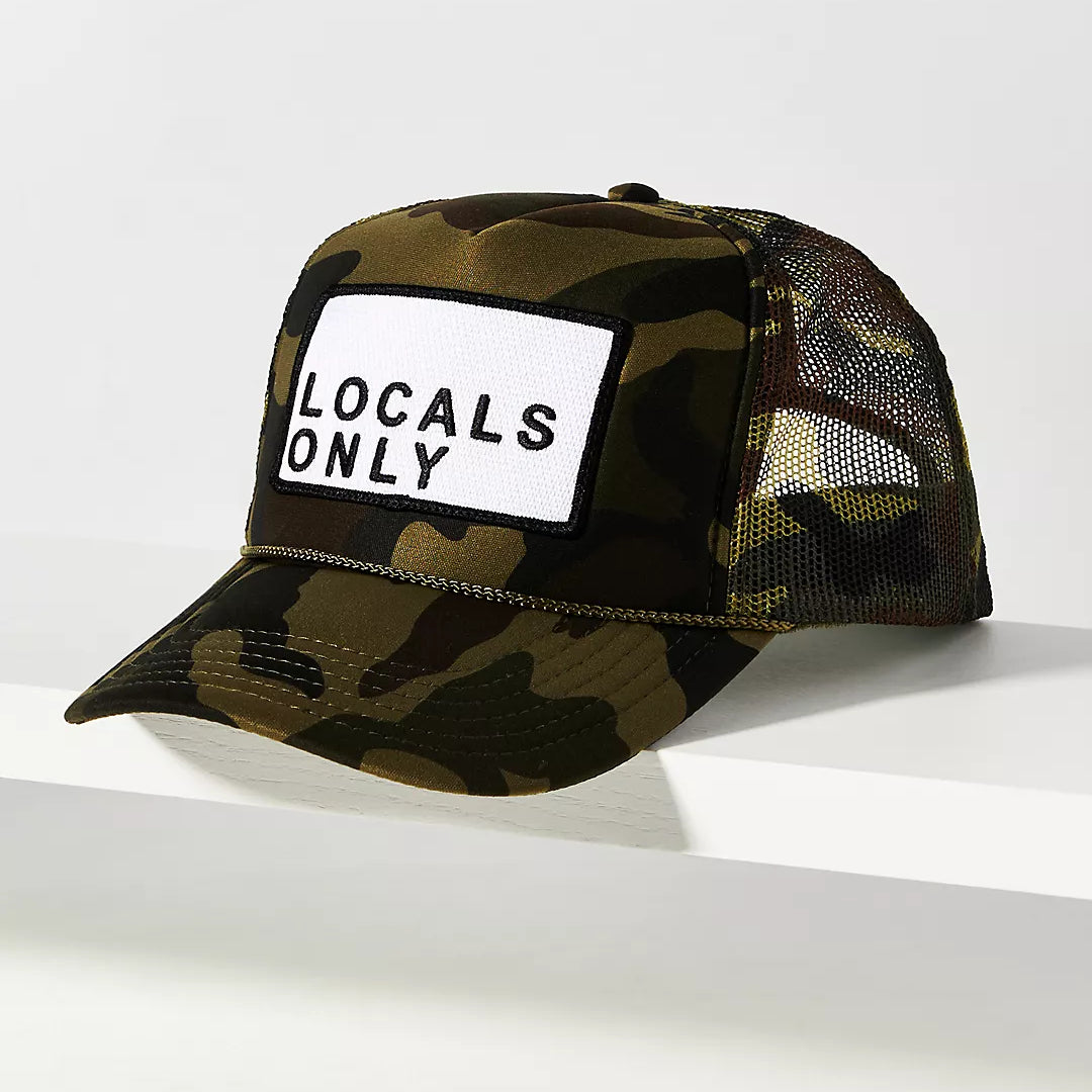 Locals Only Trucker Hat in Camo