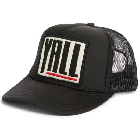 Yall Trucker Hat in Black