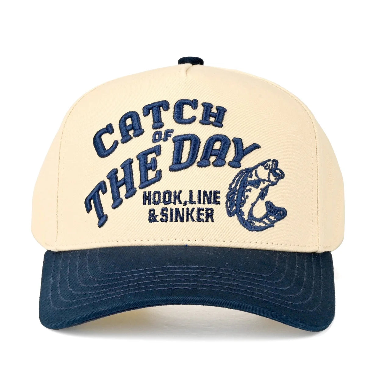 Catch of The Day Trucker Hat in Navy