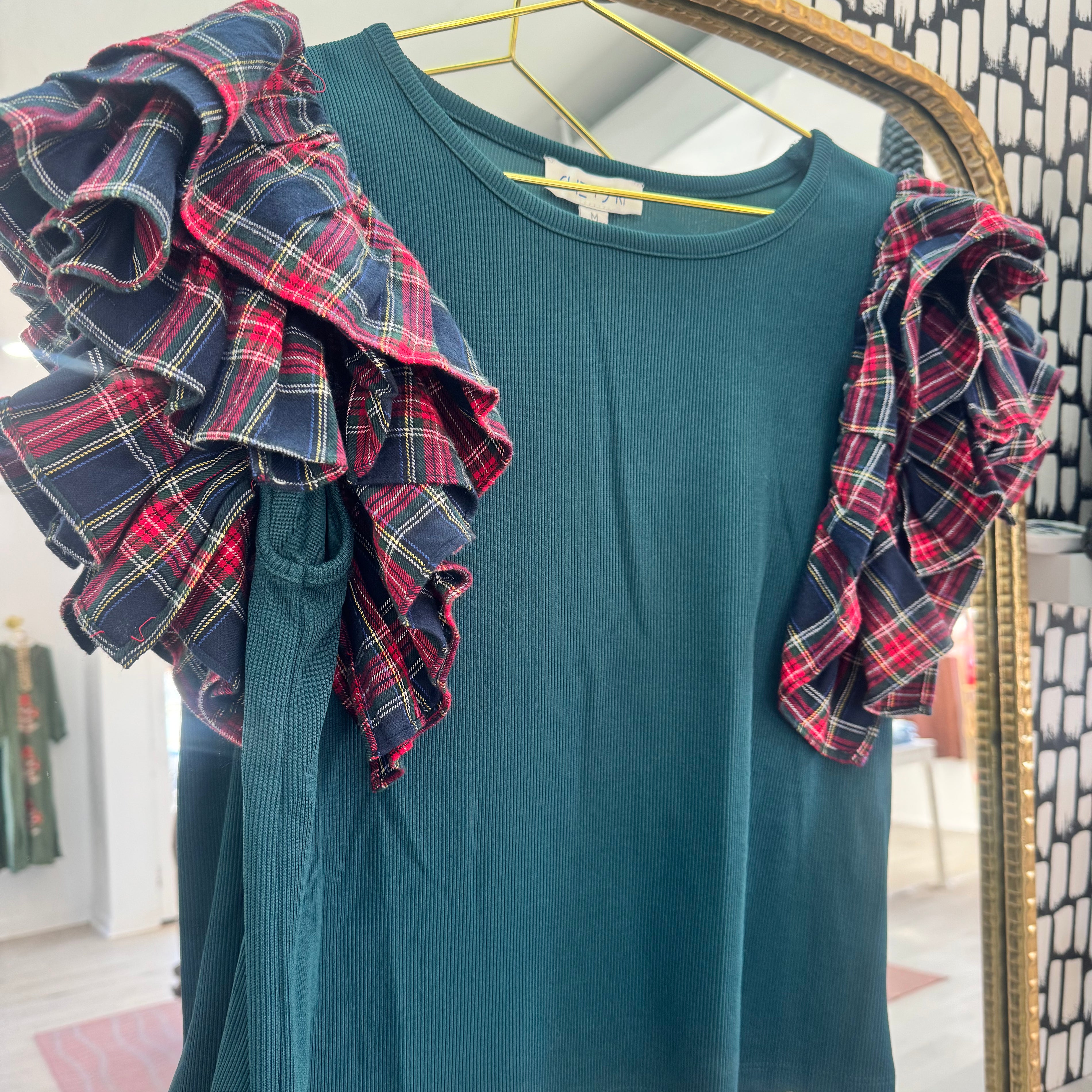 Saint Nick Flair Top