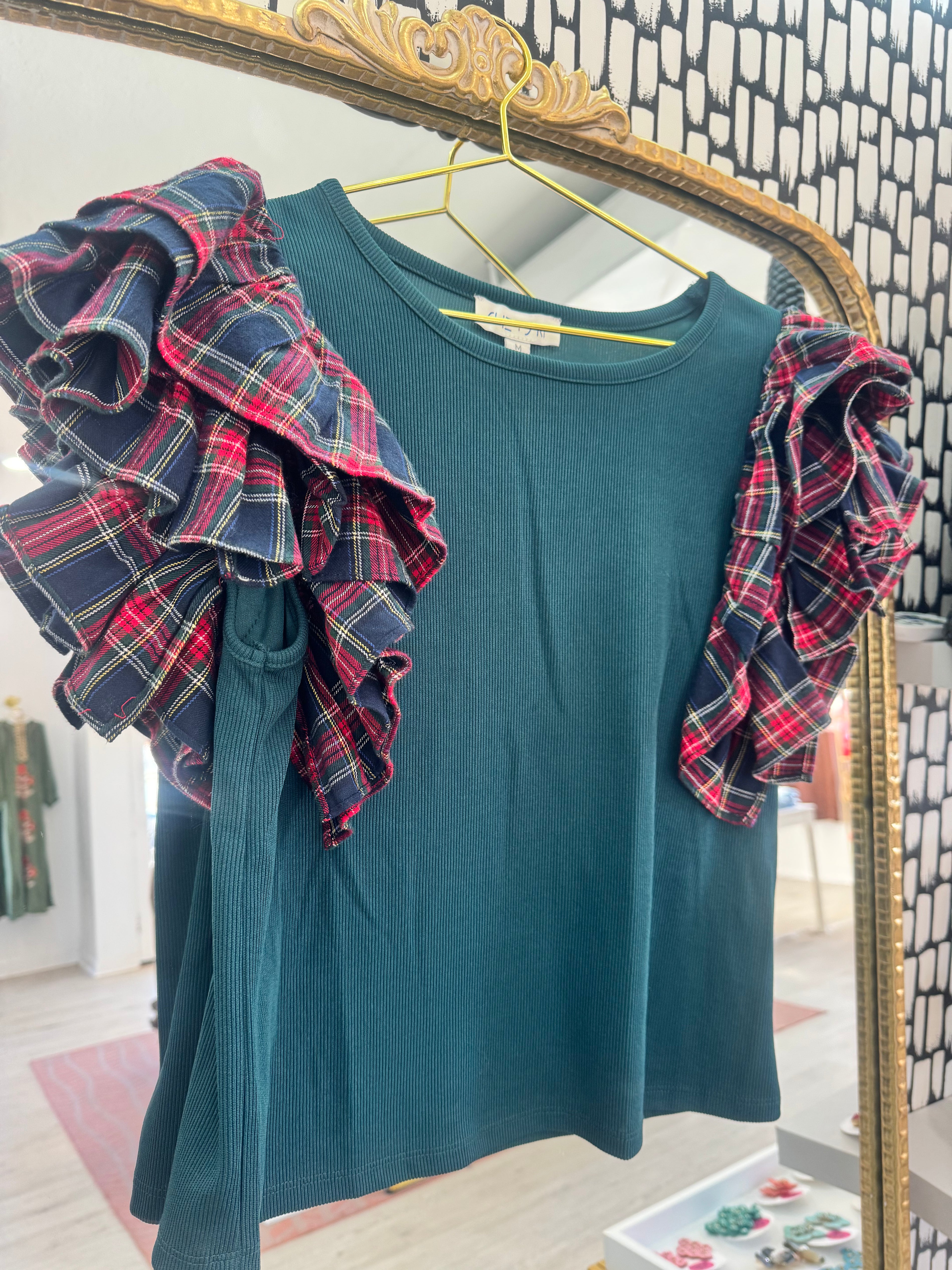 Saint Nick Flair Top